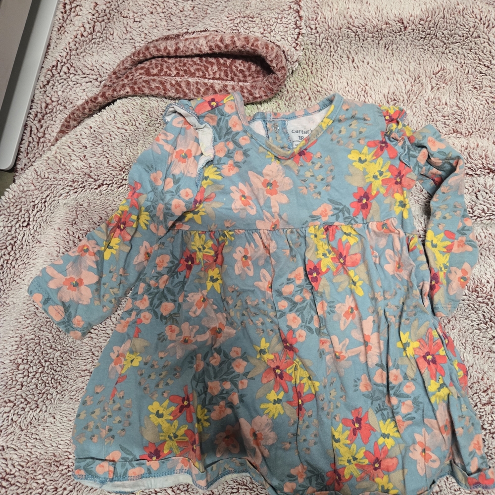Floral Long Sleeve Baby Dress